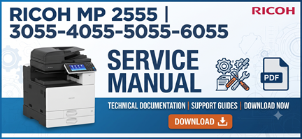 Tải Tài Liệu Service Manual Ricoh MP 2555 - 3055 - 4055 - 5055 - 6055 Tại Hiệp Tín Phát